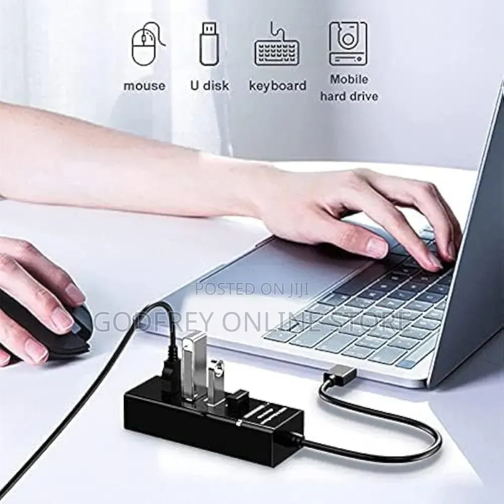 3.0 USB Hub 4 Ports for Data High-Speed Transmission Hub,