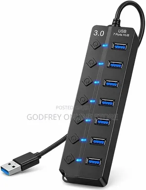 3.0 USB Hub 7port High Speed Fast Charging