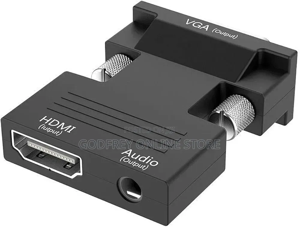 HDMI Female to VGA Male Converter Adapter With Audio