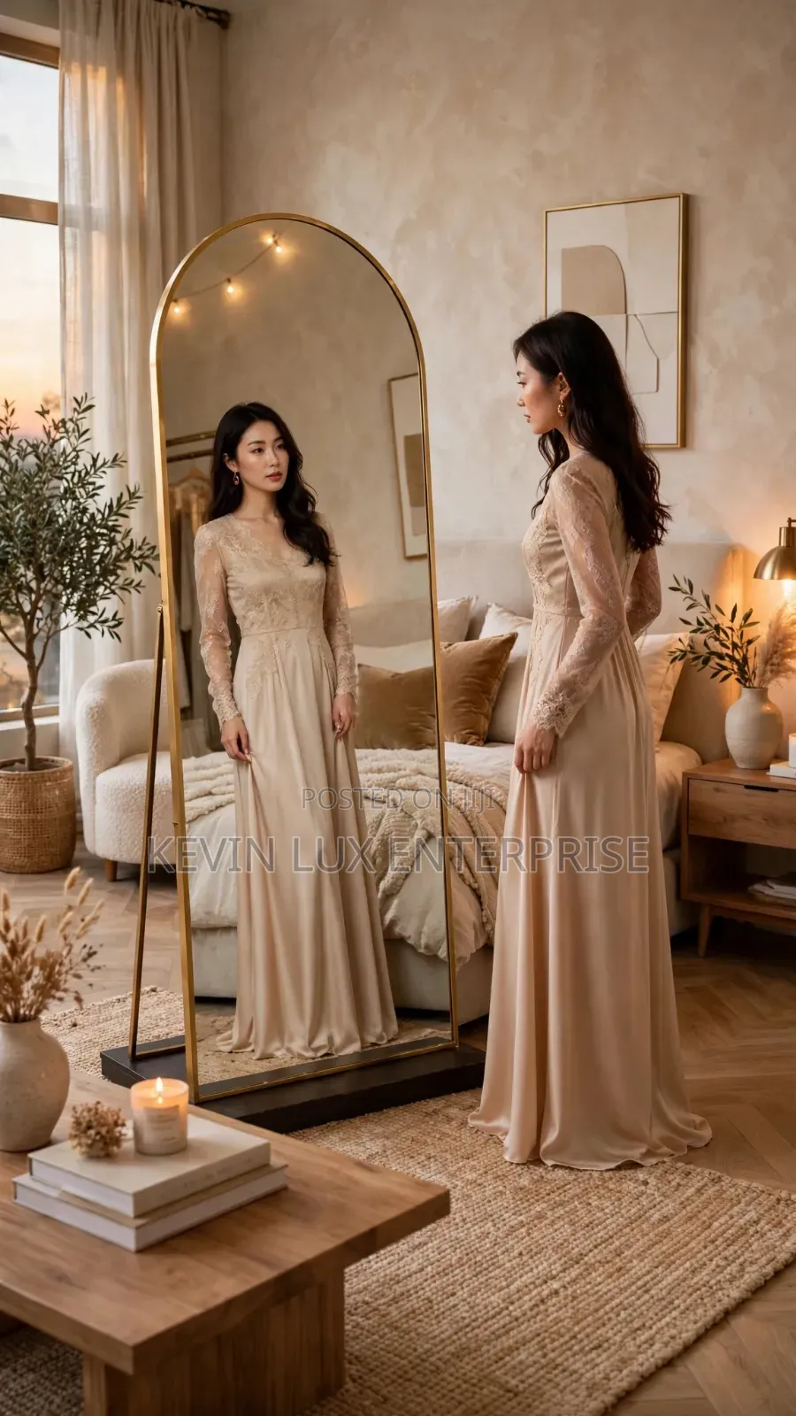 Fully Body Mirror Free Stand