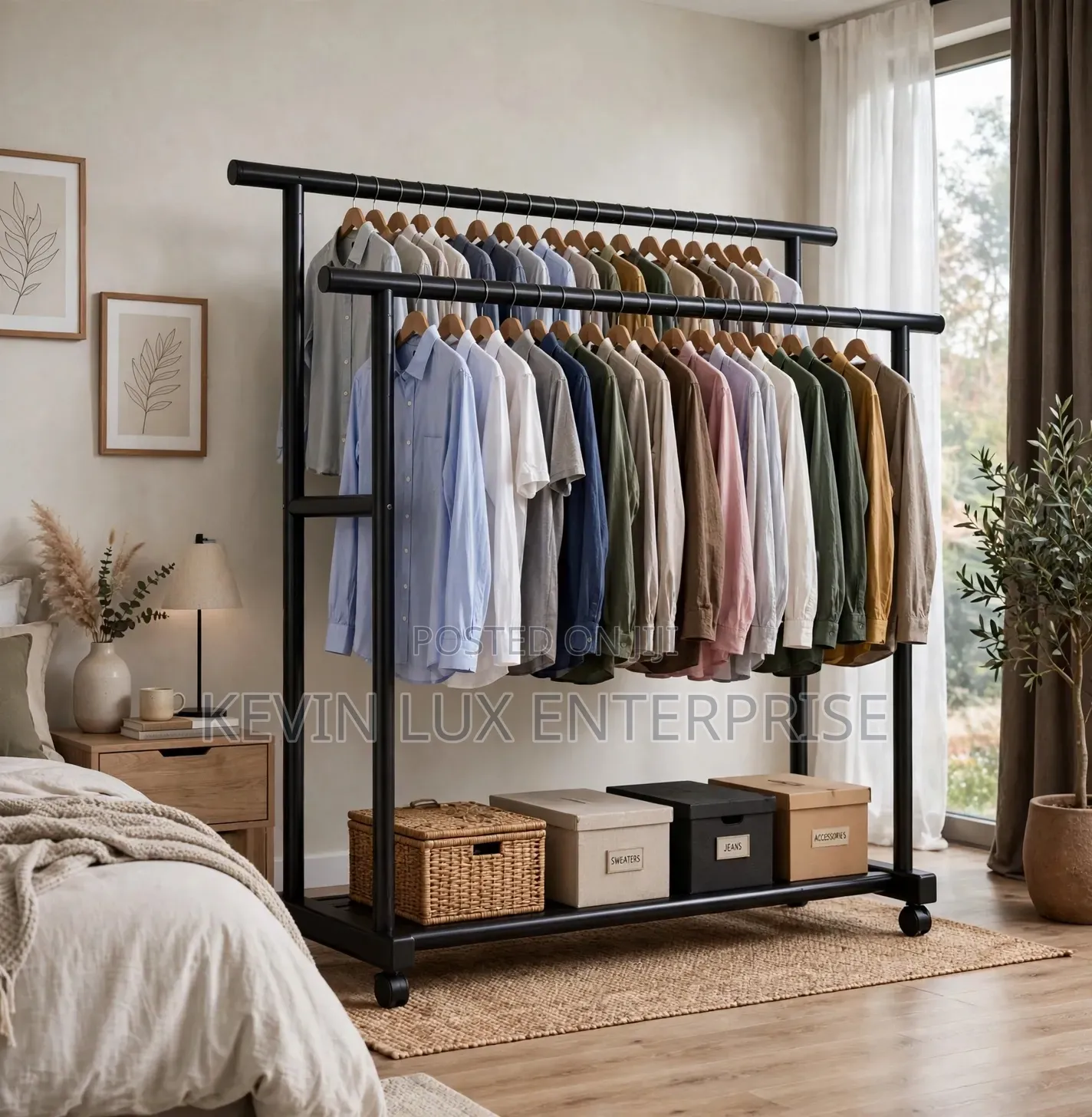 Cloth Rack Double Rail