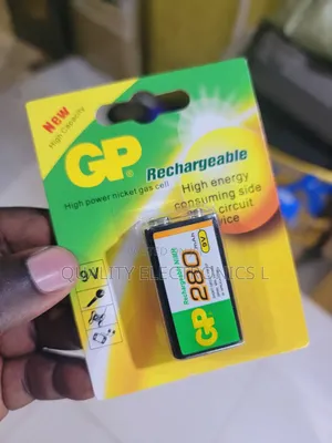 GP 9v 280 Mah Rechargeable Batteries