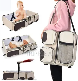 3 in 1 Diaper Bag and Travel Cot Bed