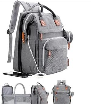 Multifunctional Baby Diaper Bag and Bed