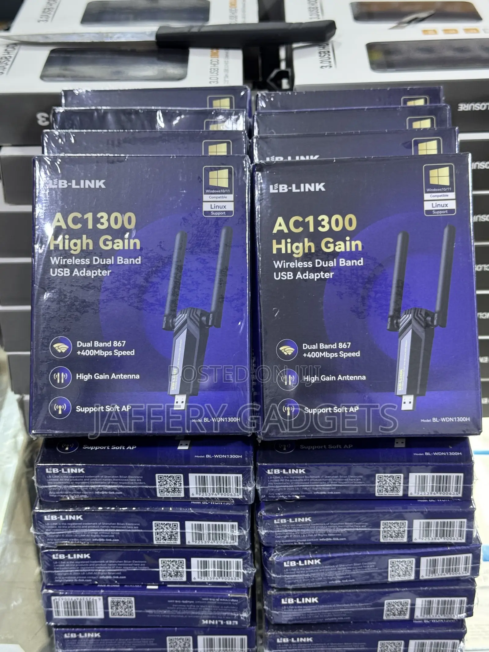 LB-LINK AC1300 Dual Band USB WiFi Adapter