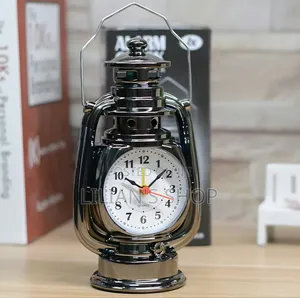 Vintage Alarm Clock Retro Oil Lamp Alarm Clock