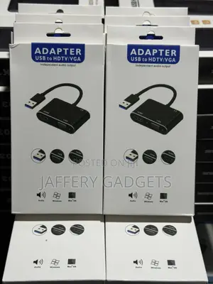 USB to HDMI + VGA Adapter With Audio Output