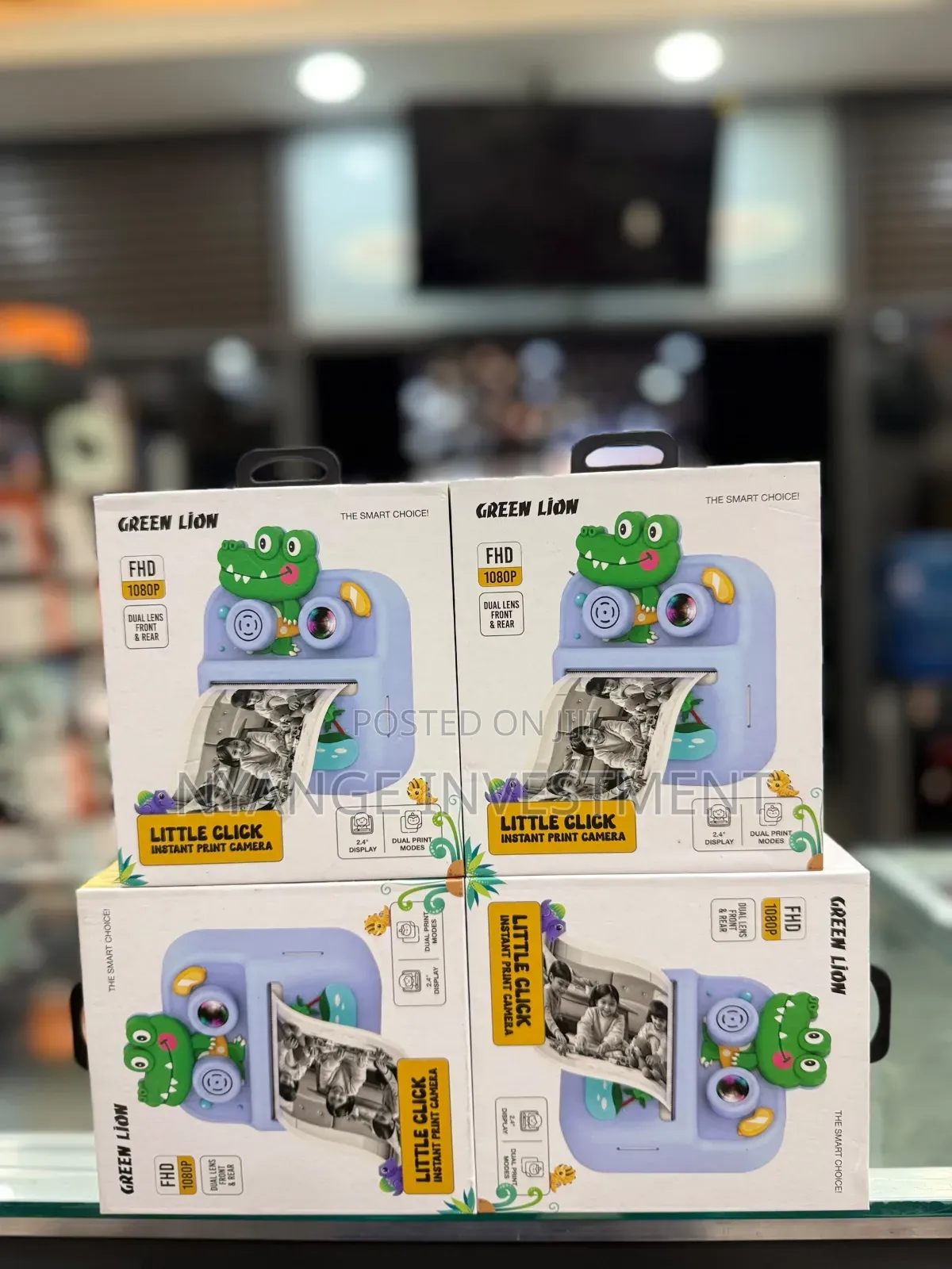 Green Lion Little Click Instant Print Camera -