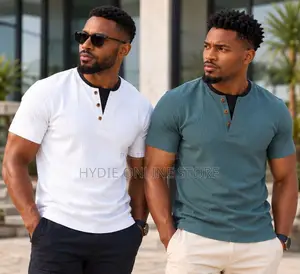 Classic Button Strip Tshirts