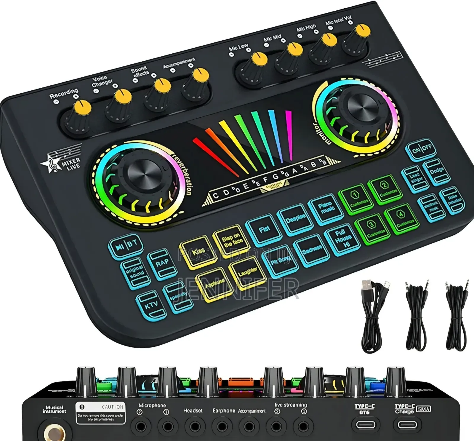 X3 Live Sound Card and Voice Changer Mixer