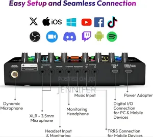 X3 Live Sound Card and Voice Changer Mixer