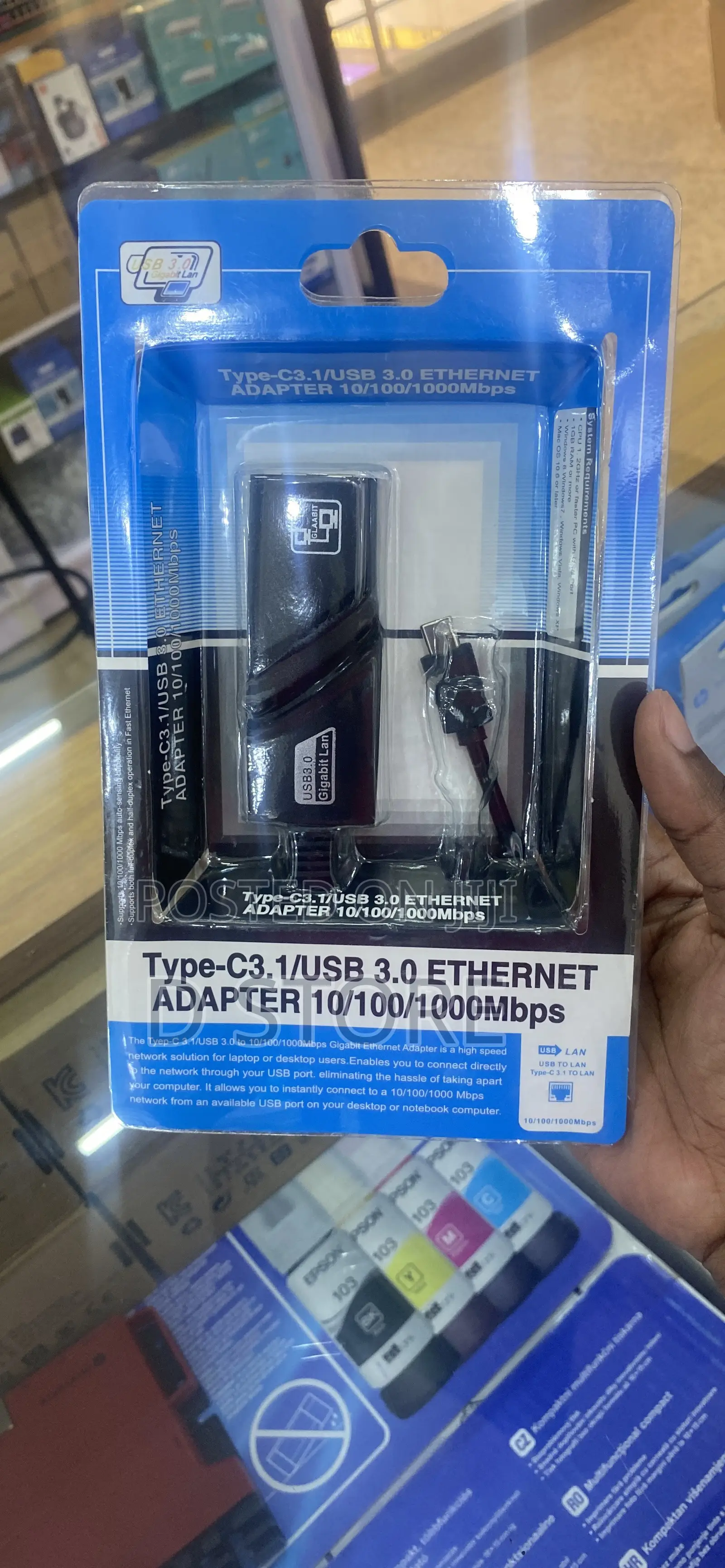 Type C to Gigabit Ethernet Adapter