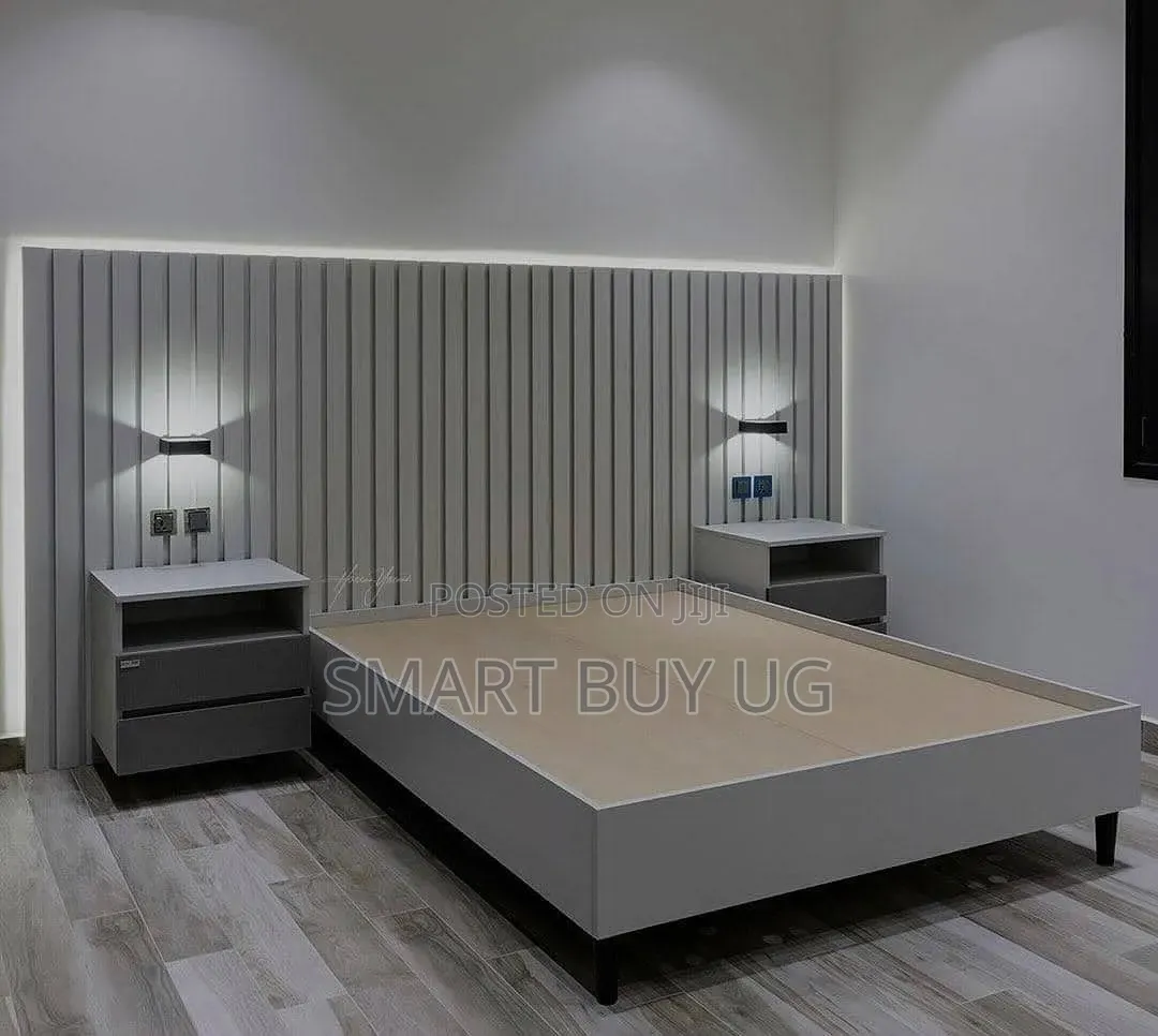 5x6 Wooden Bed Double Drawers | Wood Frame Free Install Bd727