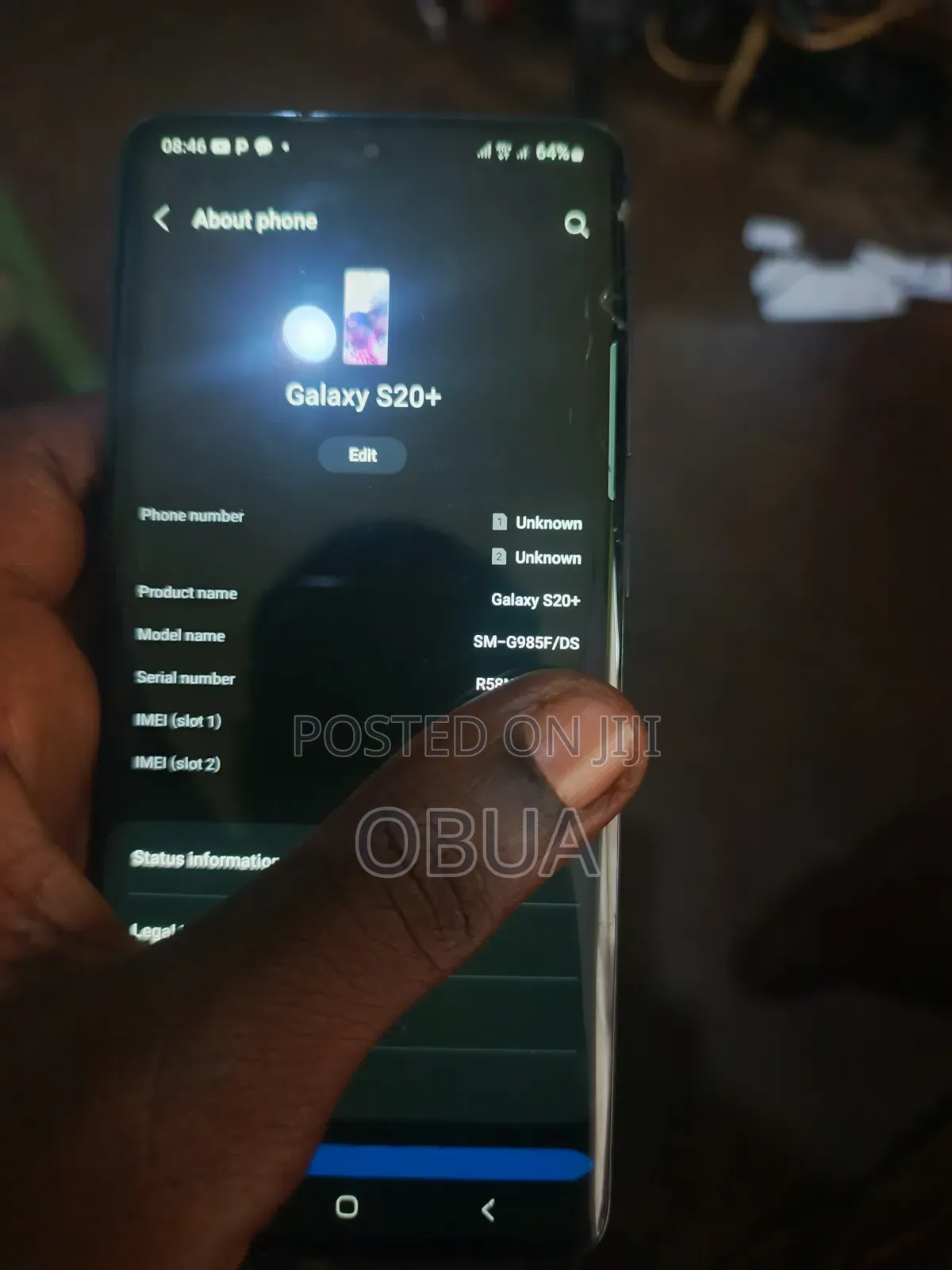 Samsung Galaxy S20+ 128 GB Black