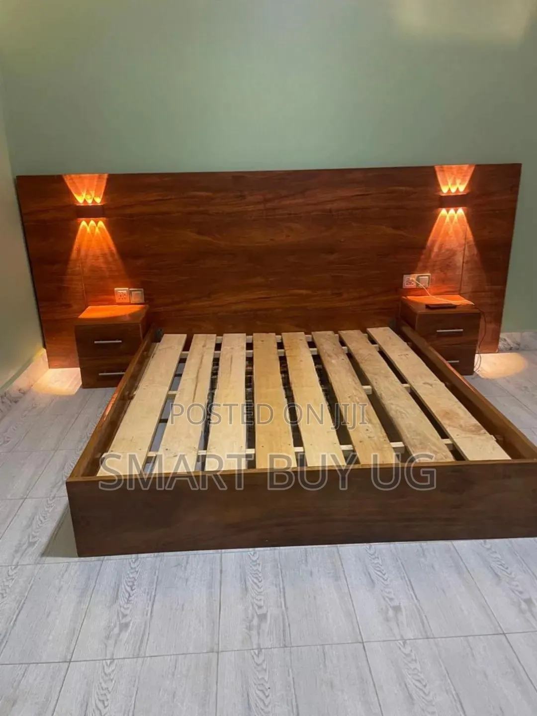 Brand New Wooden Bed 5x6 Wooden Bed Frame Brown