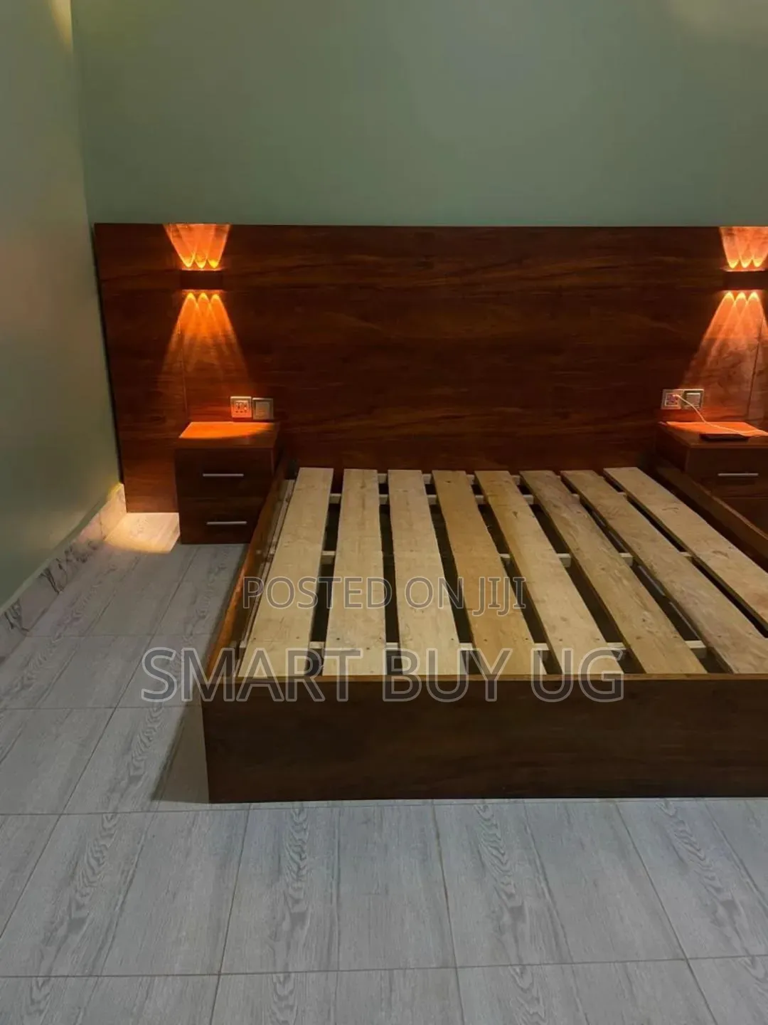 Brand New Wooden Bed 5x6 Wooden Bed Frame Brown
