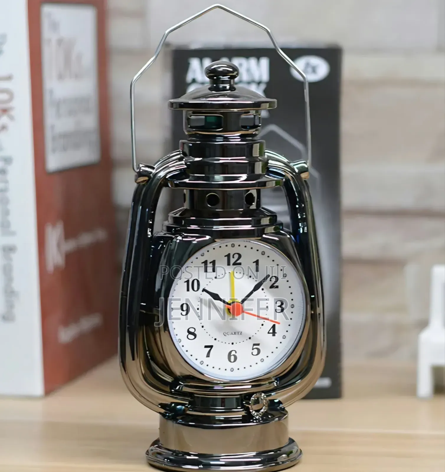 Vintage Alarm Clock Retro Oil Lamp Alarm Clock