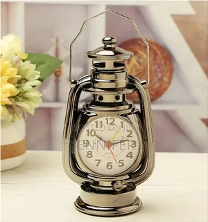 Vintage Alarm Clock Retro Oil Lamp Alarm Clock