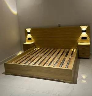 5x6 Wooden Double Bed With Drawers Bd727