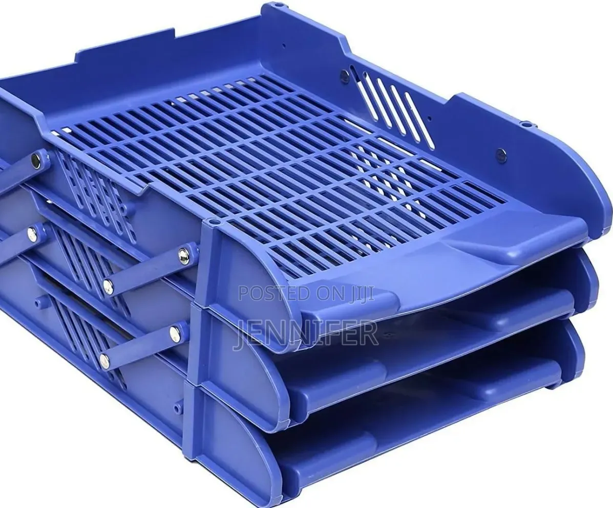 3 Tier Modern Document Tray Organizer