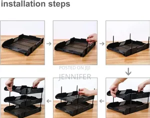 3 Tier Modern Document Tray Organizer