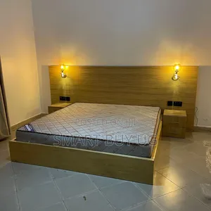 5by6 Wooden Bed Frame Queen Size Brown Bd731