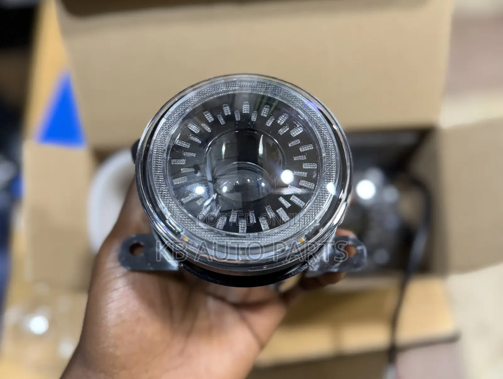 Led Fog Lamps 4colors With Projector Lens