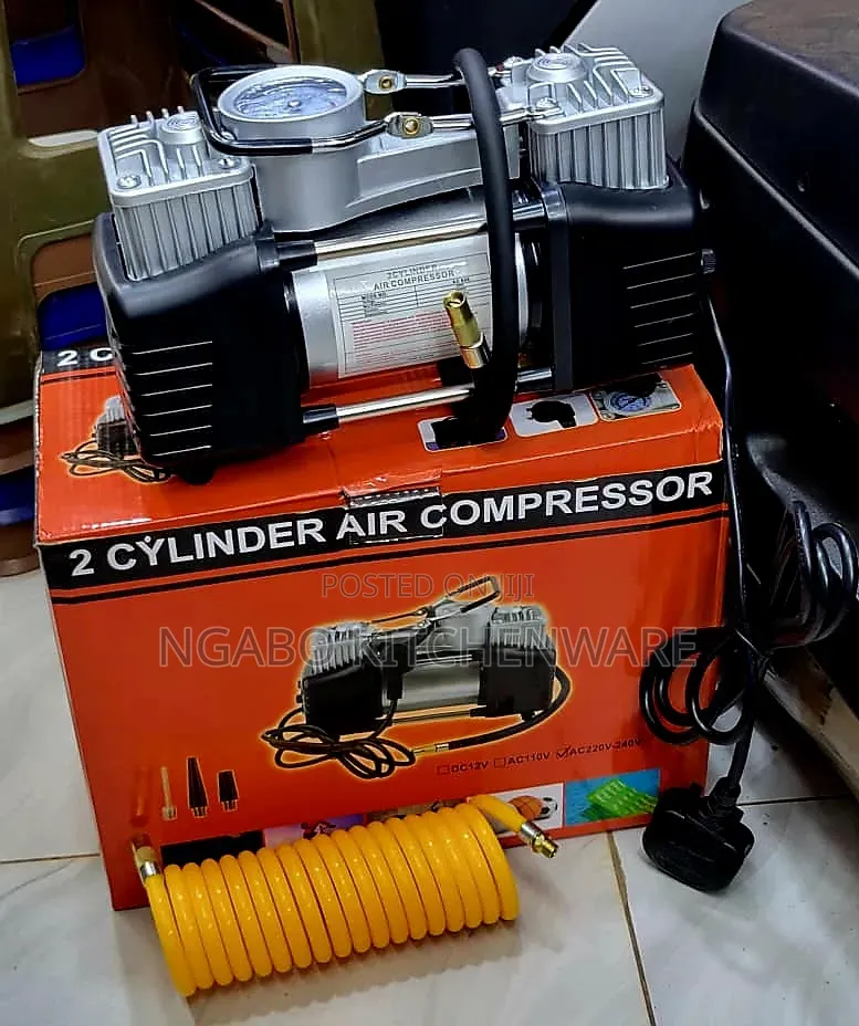 2-Cylinder Portable Air Compressor.