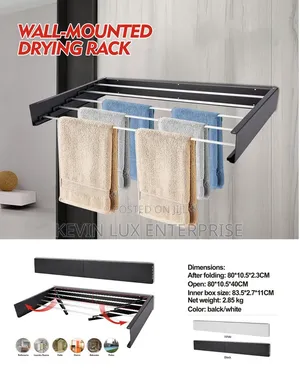 Wall Mounted Drying Rack 80cm