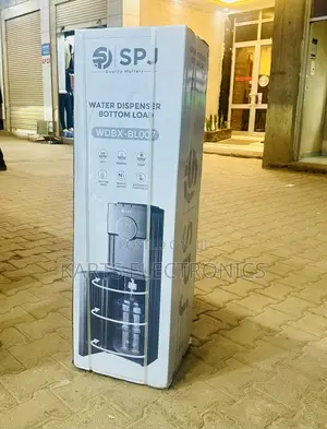 SPJ Water Dispenser WDB-BL007 3Tap Water Dispenser With Bottom Fridge