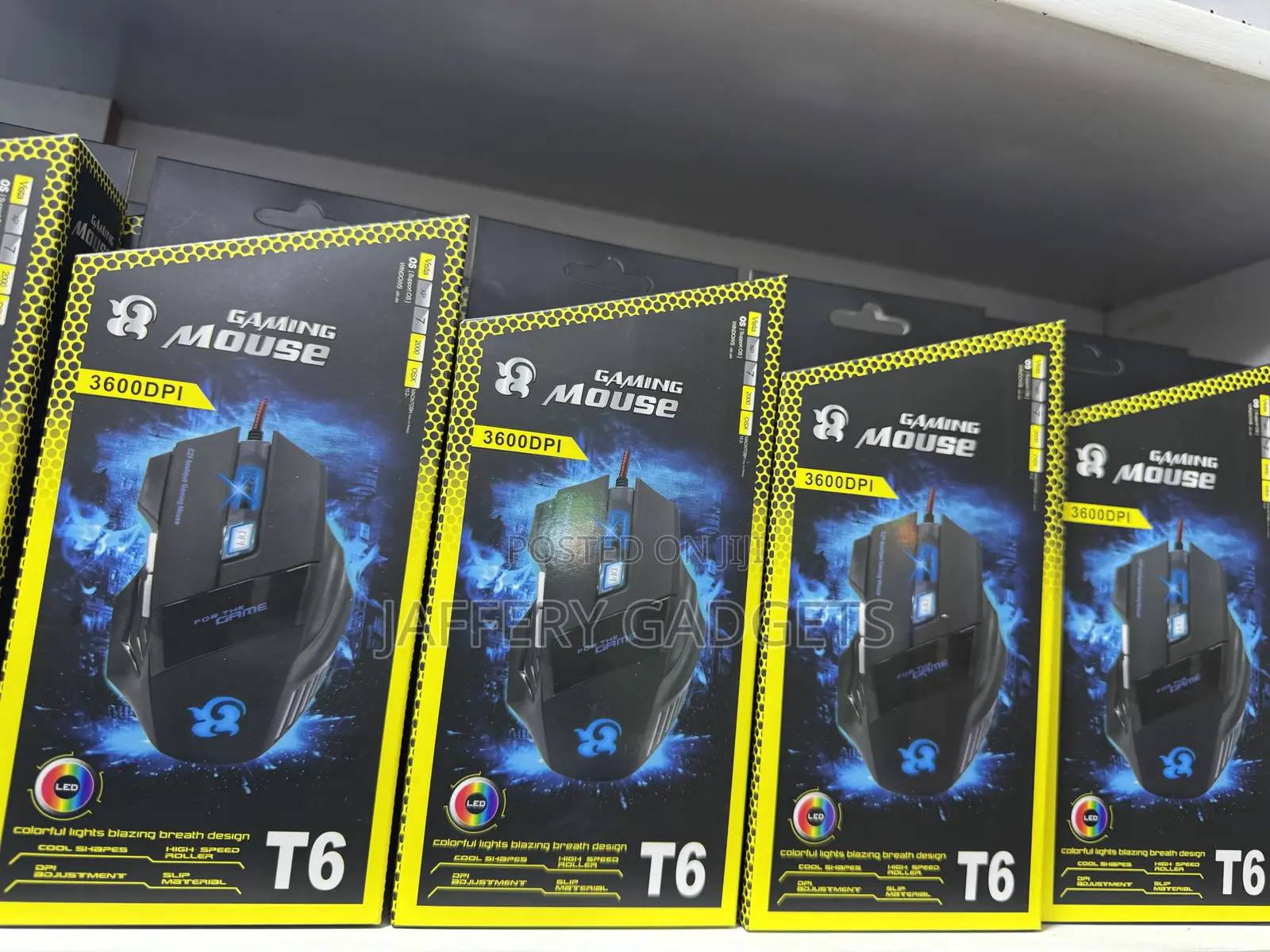 T6 Wired Gaming Mouse