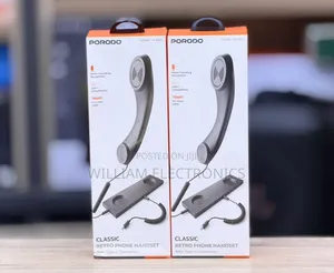 Porodo Classic Retro Phone Headset Type - C