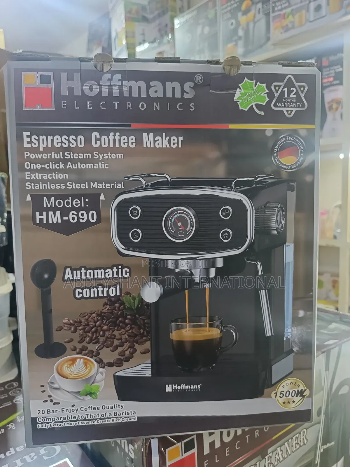 Espresso Coffee Maker Hoffmans Espresso Coffee Maker