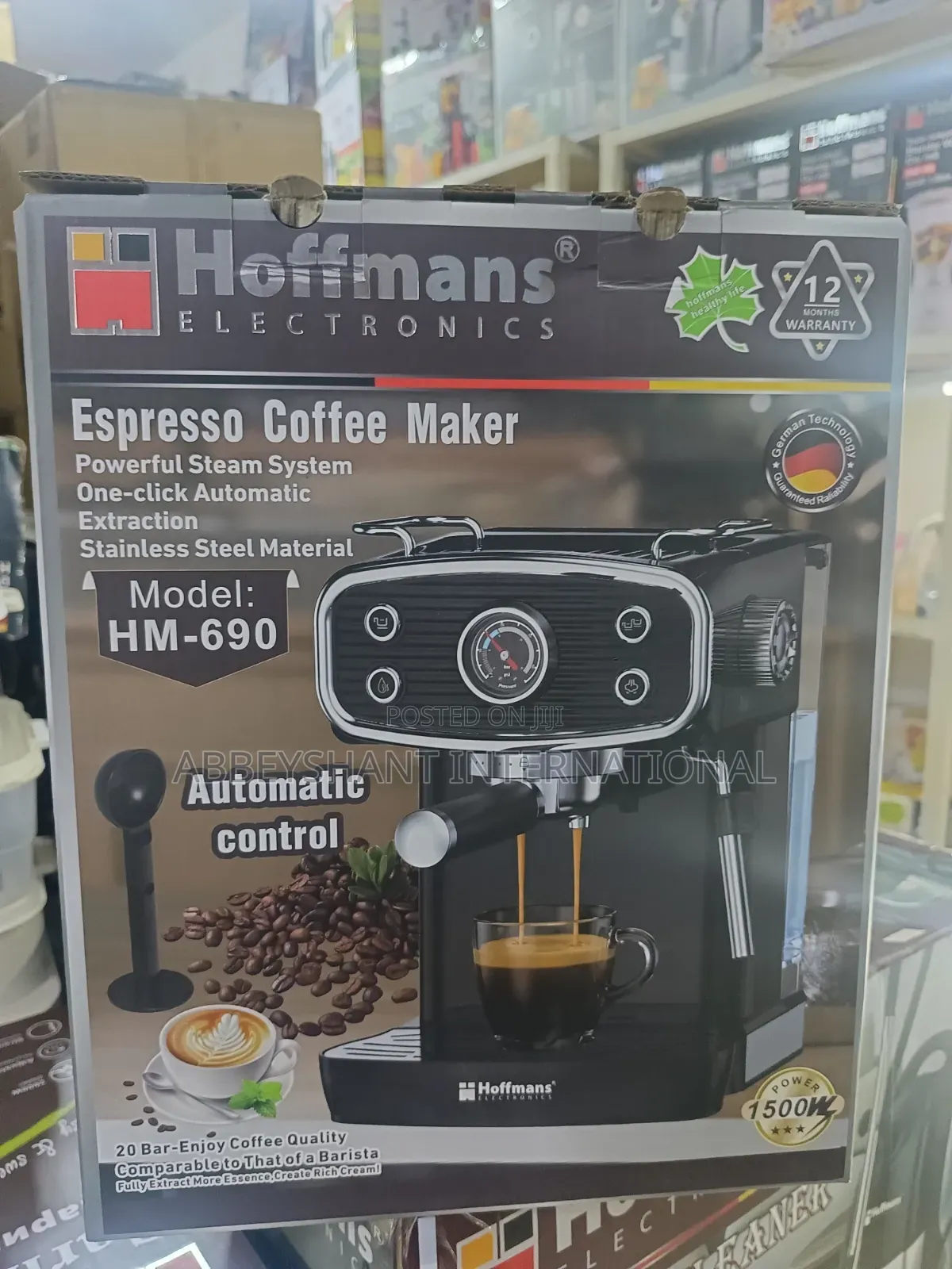 Espresso Coffee Maker Hoffmans Espresso Coffee Maker