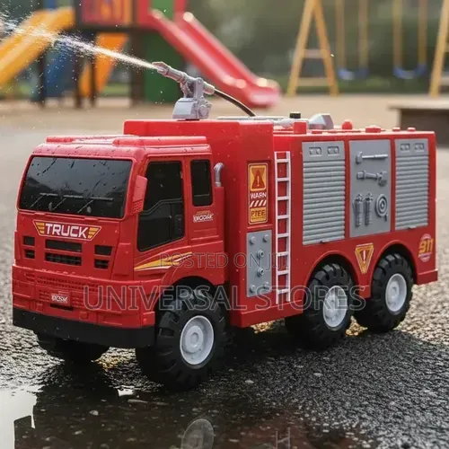 Plastic Toy Fire Truck