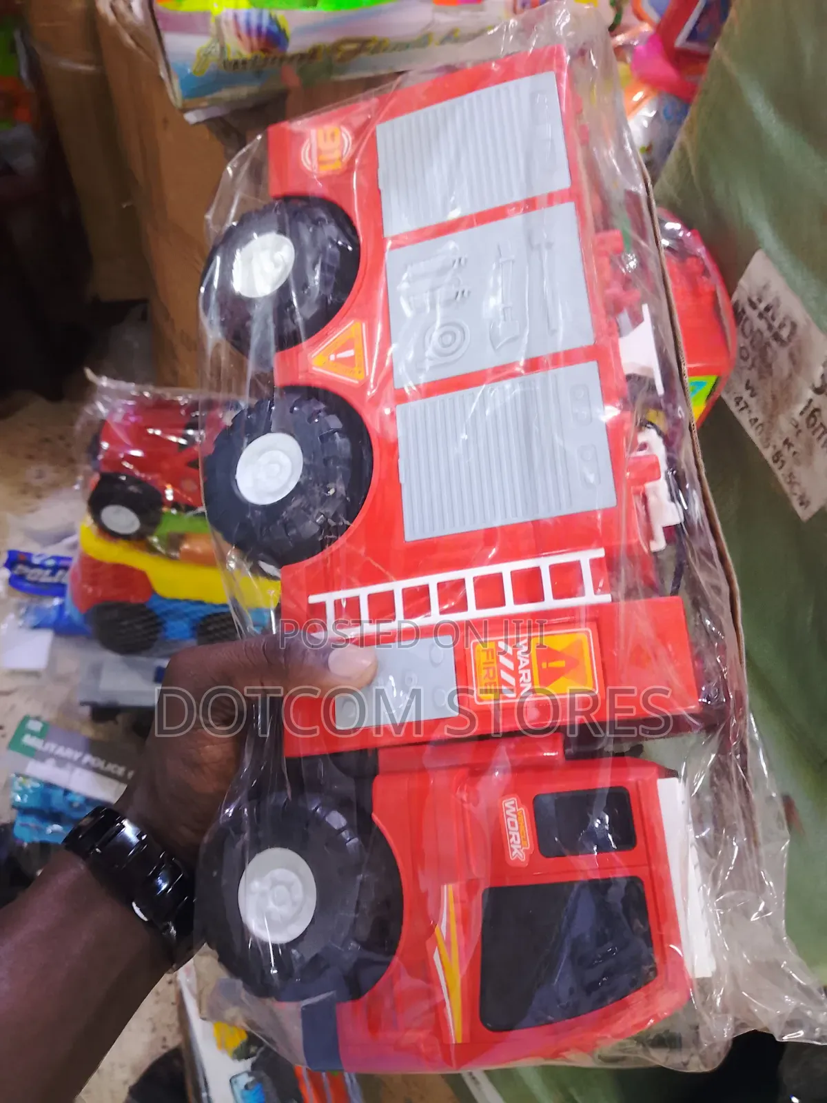 Plastic Fire Truck Toy