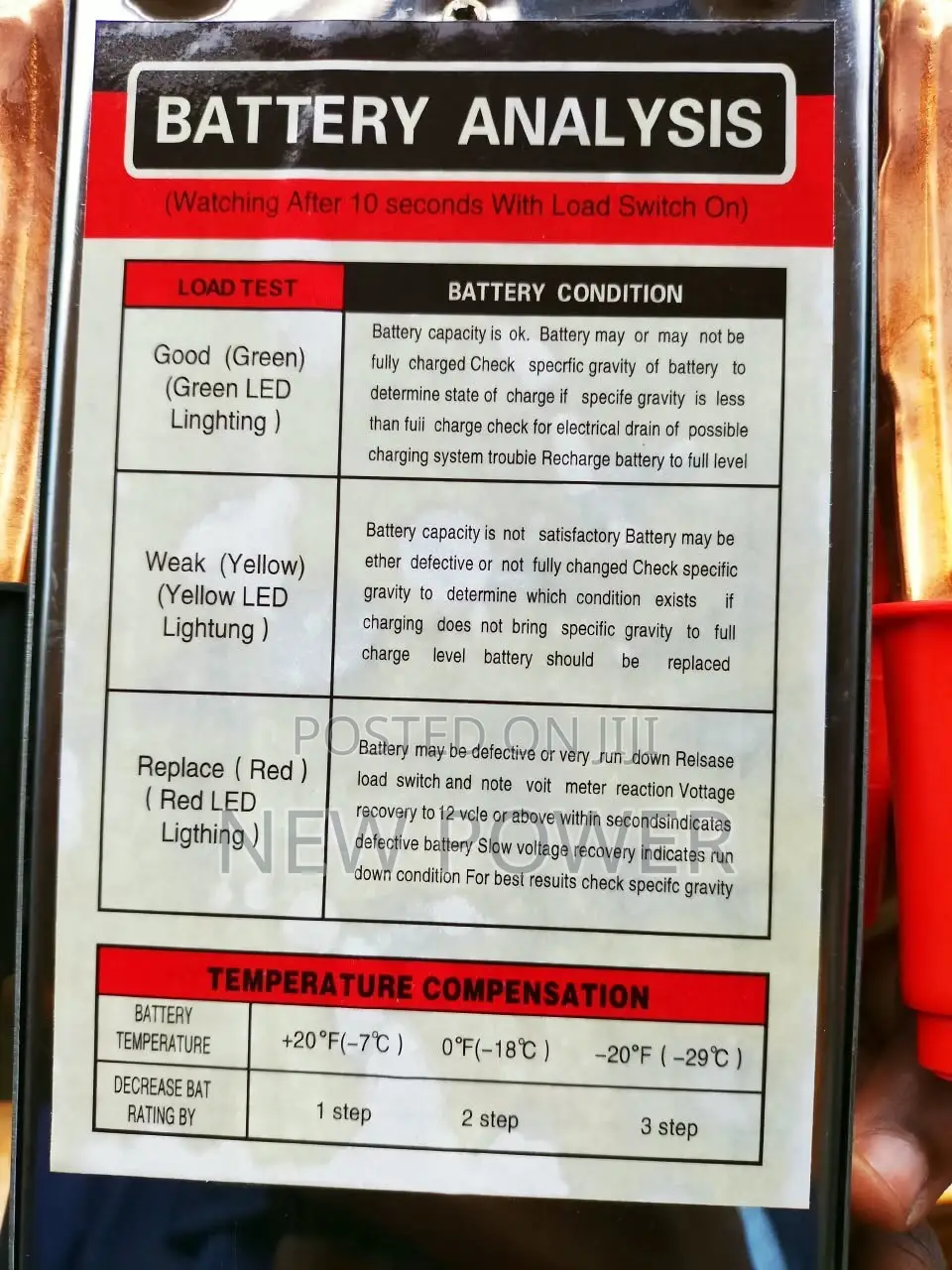 Battery Tester