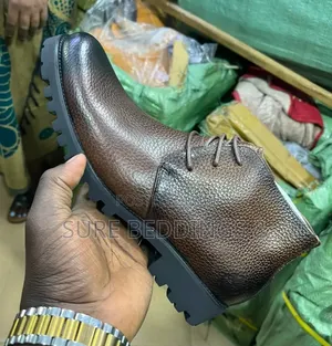 Pebbeled Leather Boot
