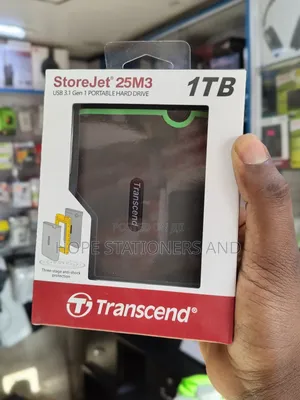 1 TB Transcend External Hard Drive . 3.1 Speed