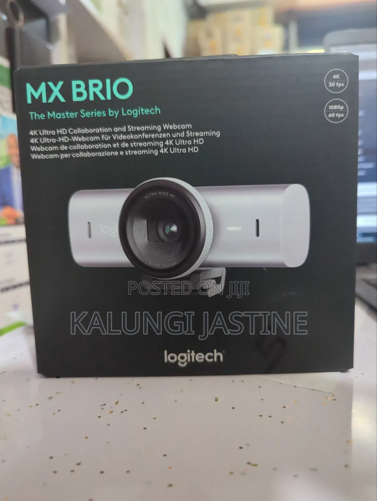 Mx Brio Logitech Webcam