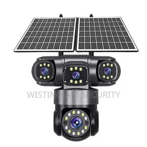 Wistino 4lens 2solar Hieasy 4g Solar CCTV Camera
