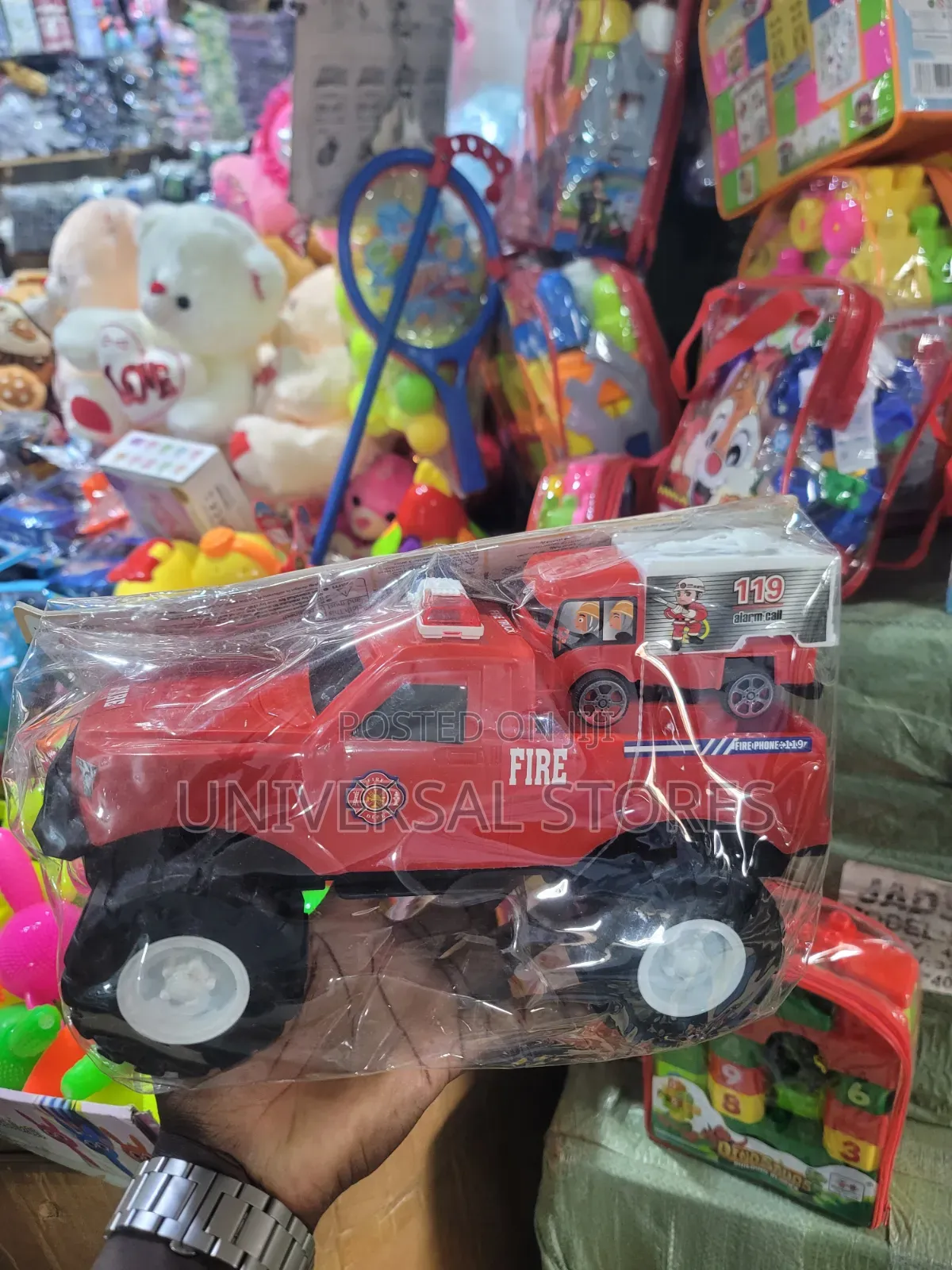 Red Fire Monster Truck Toy
