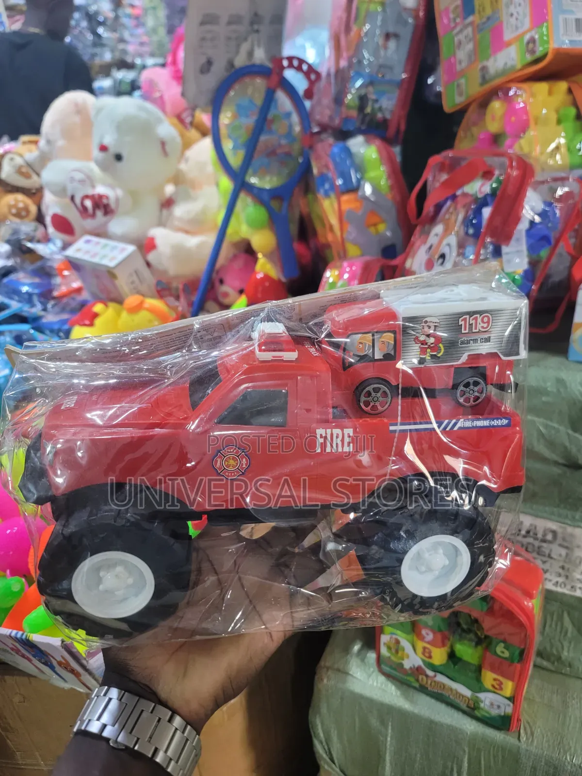 Red Fire Monster Truck Toy