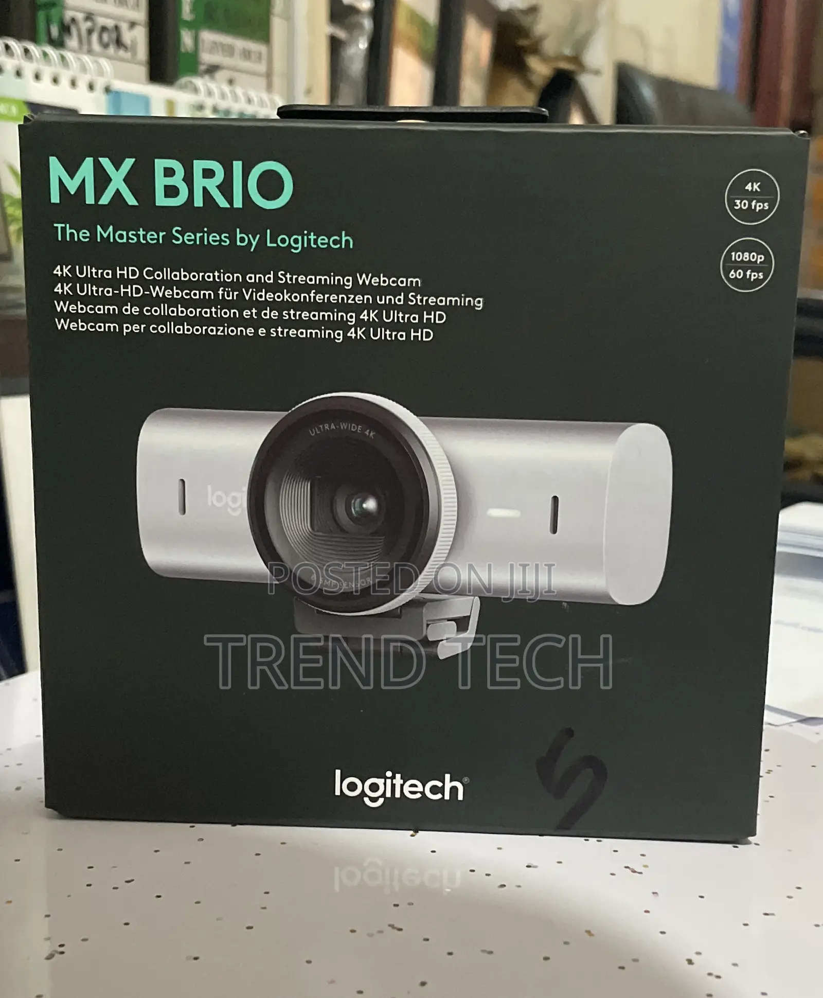 Mx Brio Logitech Webcam