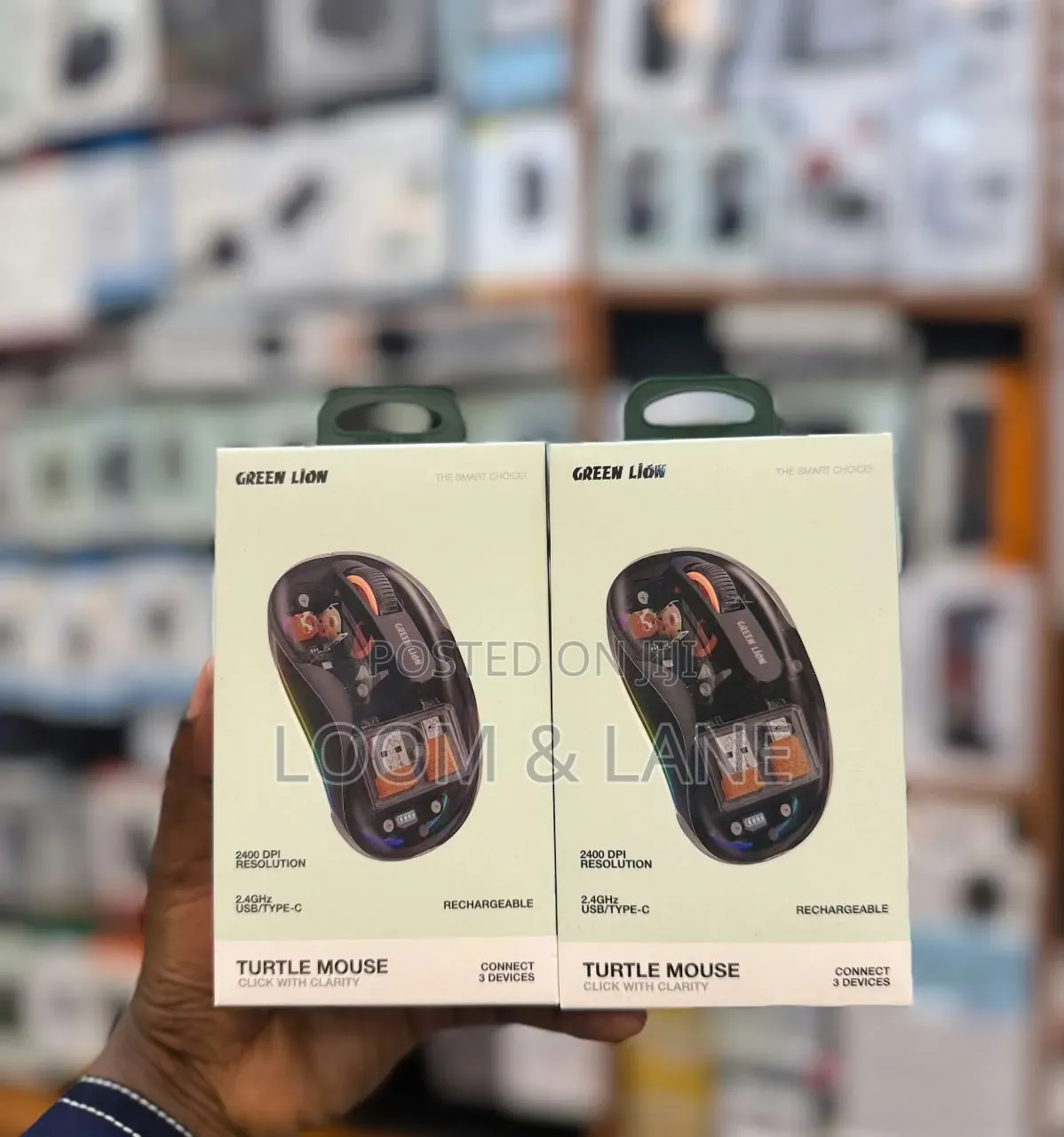 Green Lion Wireless Mouse