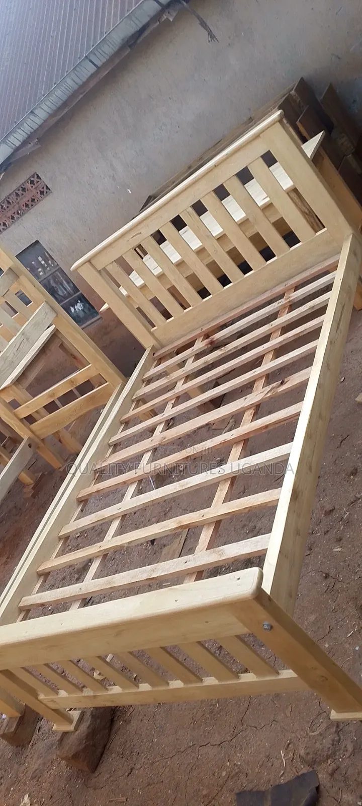 4x6 Extra Long Wooden Bed