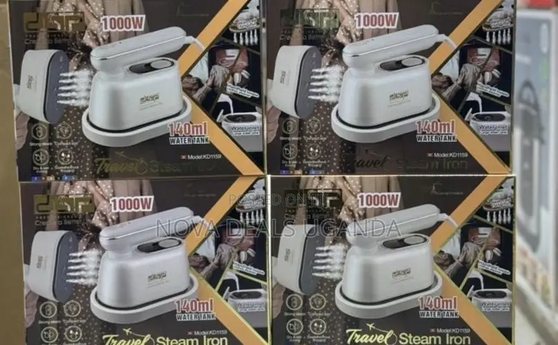 DSP 1000W Portable Travel Steam Iron 140ml