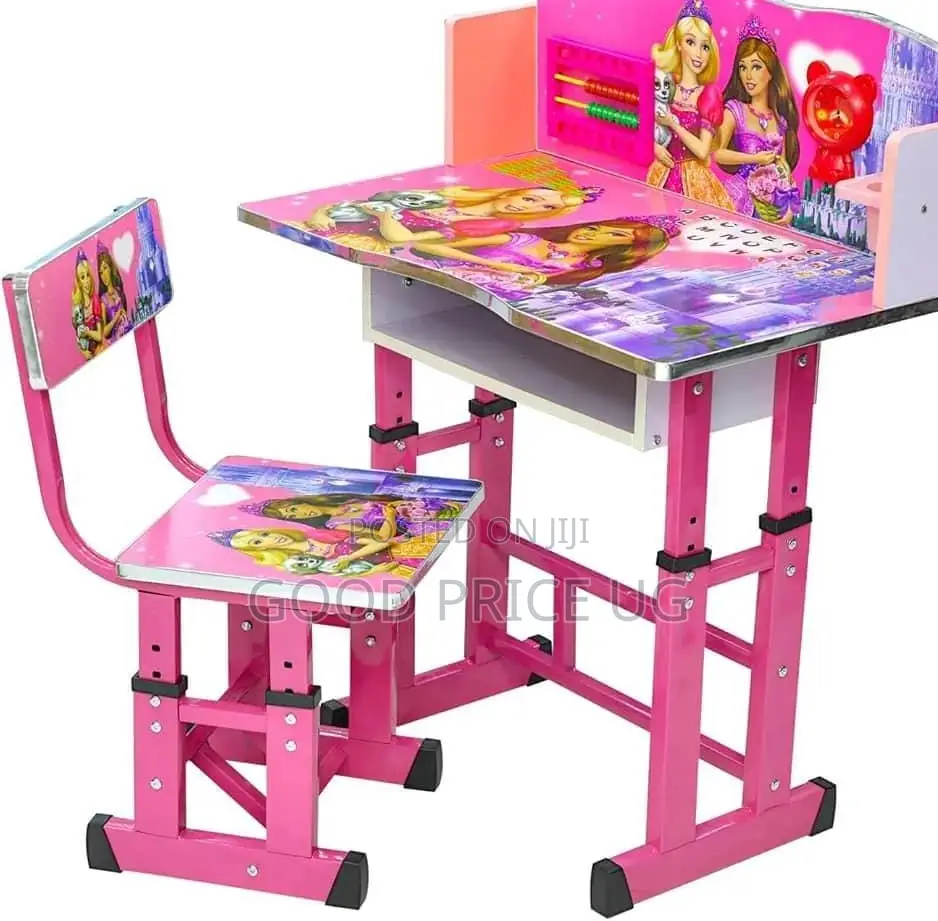 Adjustable Kids' Study Table and Chair Set