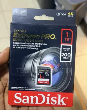 1tb Sandisk Extreme Pro Sdxctm Uhs-I Card