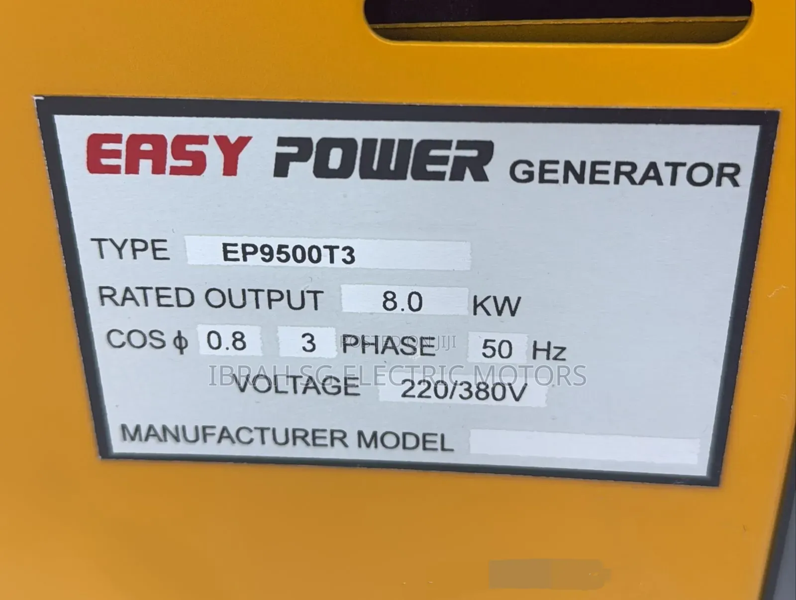 Brand New Diesel Generator
